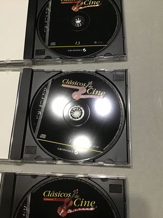 6 Cds clásicos de cine.