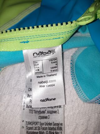 Neopreno Nabaiji 6 años