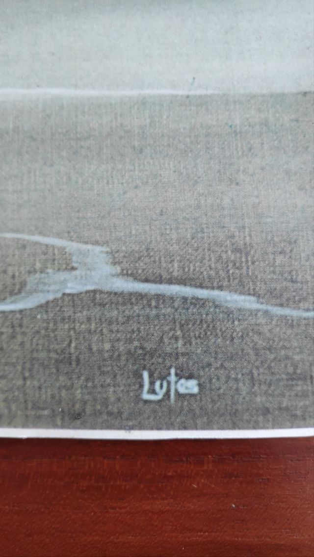 John Lutes Paesaggio di barche nell'oceano