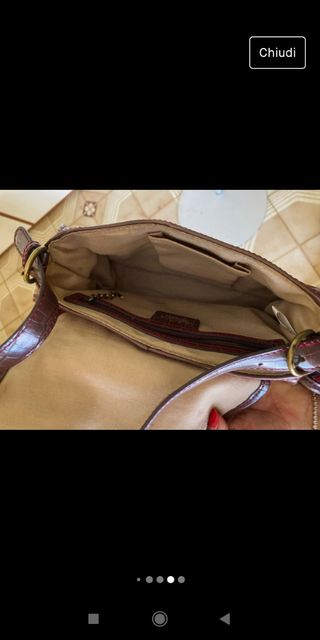 Mario Valentino borsa pelle w ricami