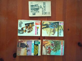 Novelas antiguas Oeste y cintasVHS Fútbol y Toros