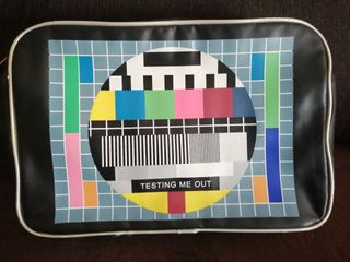 Bolso carta de ajuste TV antiguo