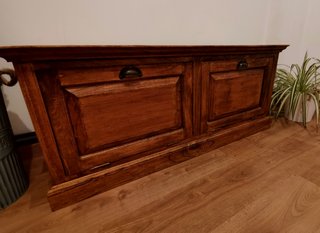zapatero de madera
