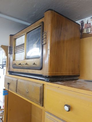 radio antigua para decoracion