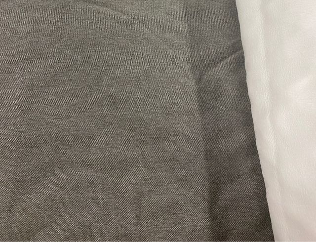 Retales de tela acolchada gris oscuro y marrón