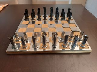 JUEGO DE AJEDREZ VINTAGE UNICO.