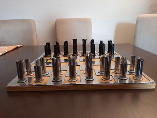 JUEGO DE AJEDREZ VINTAGE UNICO.