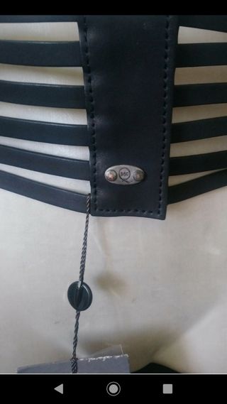 Cintura Alexander mcqueen in cuoio