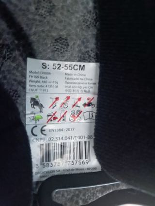 SET PROTECCION EQUITACION CASCO-CHALECO PROTECTOR