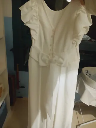 Vestido comunión rosa Clará