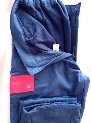 Pantalón trabajo invierno forrado.