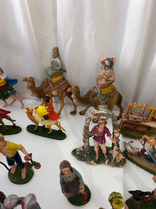lotto personaggi presepe vintage
