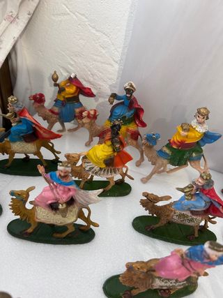 lotto personaggi presepe vintage