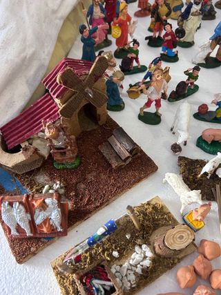 lotto personaggi presepe vintage