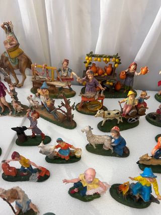 lotto personaggi presepe vintage