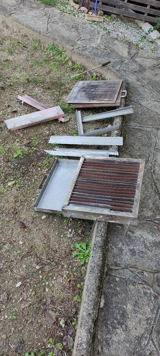 PIEZAS BARBACOA DE OBRA 