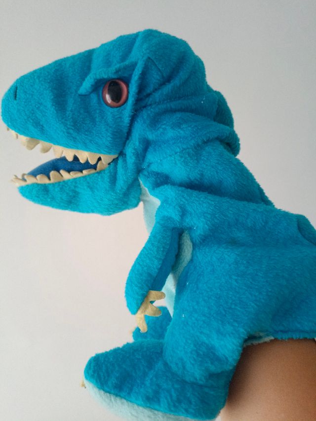 Marioneta dinosaurio