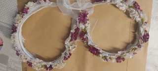 Diadema/ Tiara de flores para bodas