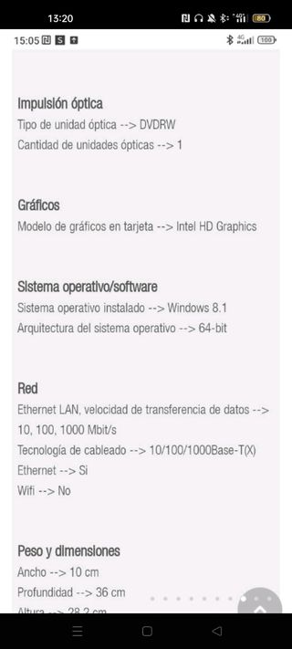 Ordenador Packard Bell imedia s2883