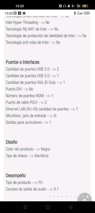 Ordenador Packard Bell imedia s2883