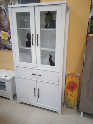 Vitrina Puertas con cristal + CAJÓN