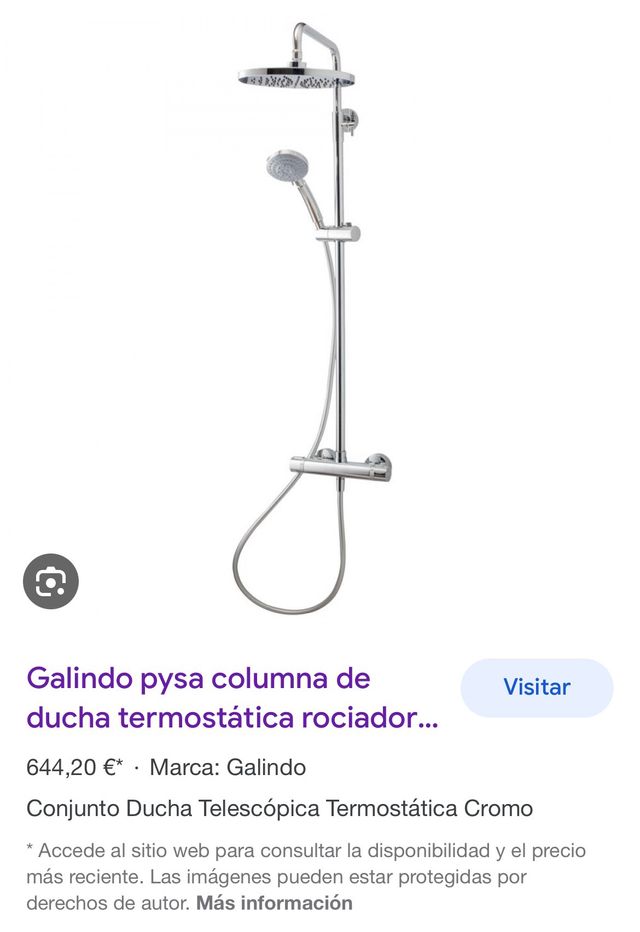 Colonna doccia termostatica