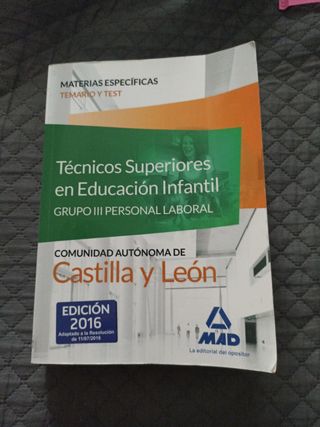 Técnico superior educación infantil opo