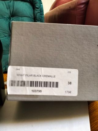 Botas Piel N° 38 What Pilar Black Cremalle Lujo