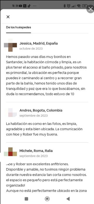 Habitación suite en alquiler  ahí dejé comentarios de gente que pasó por la habitación