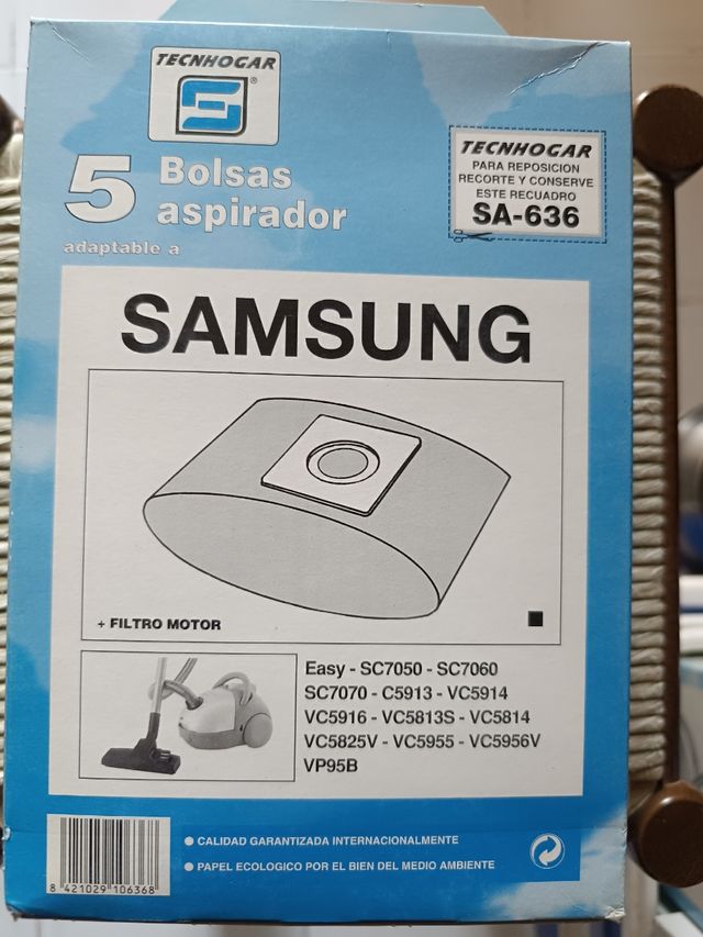 BOLSAS ASPIRADORA SAMSUNG