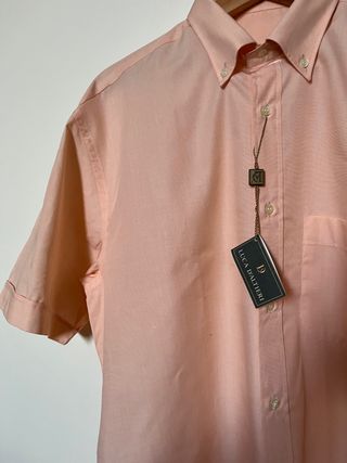 Camicia mezze maniche in cotone Luca D’Altieri