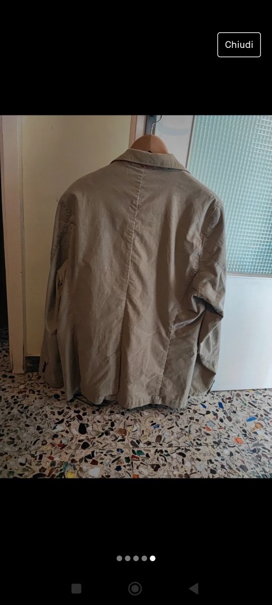 Blazer uomo JCT in velluto