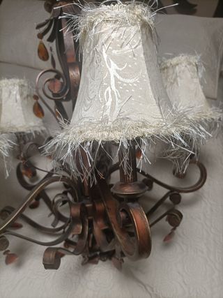 Lámpara de techo de forja