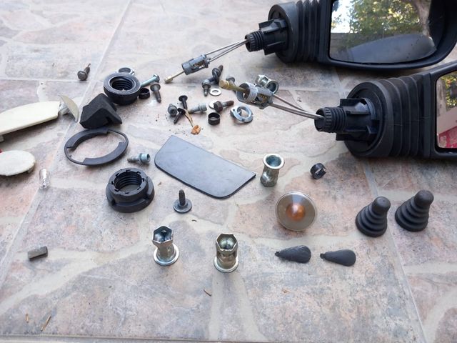 Retrovisores completos para fiat punto