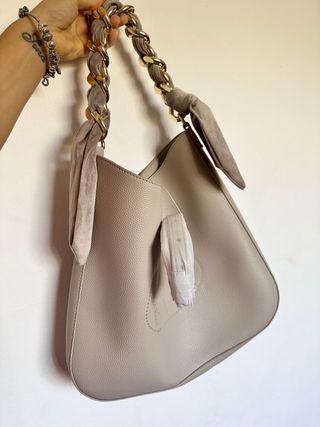 Bolso Beige Armani Exchange Nuevo