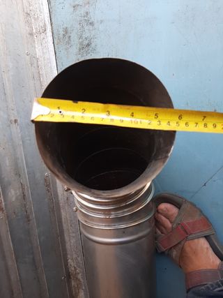 Tubo de salida de humo