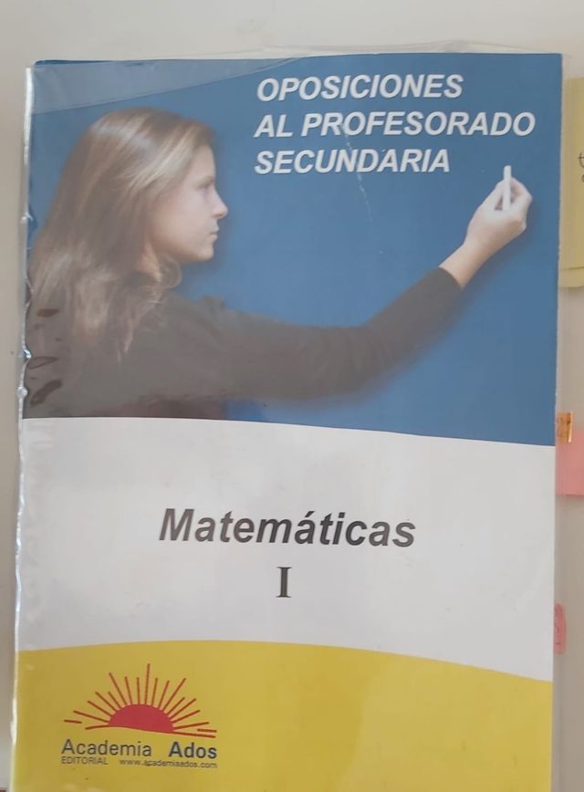Temario opos secundària matematicas