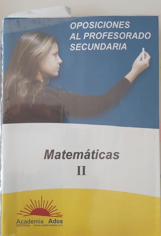 Temario opos secundària matematicas