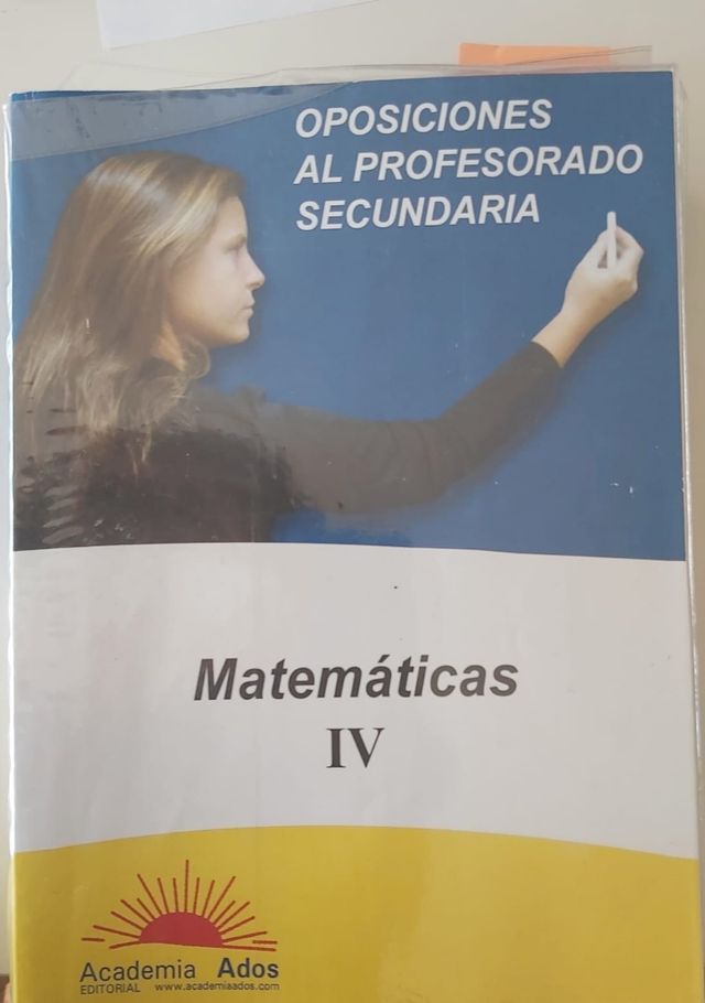 Temario opos secundària matematicas