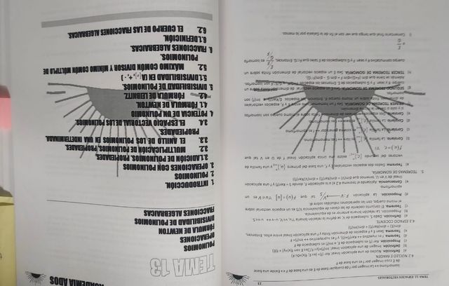 Temario opos secundària matematicas