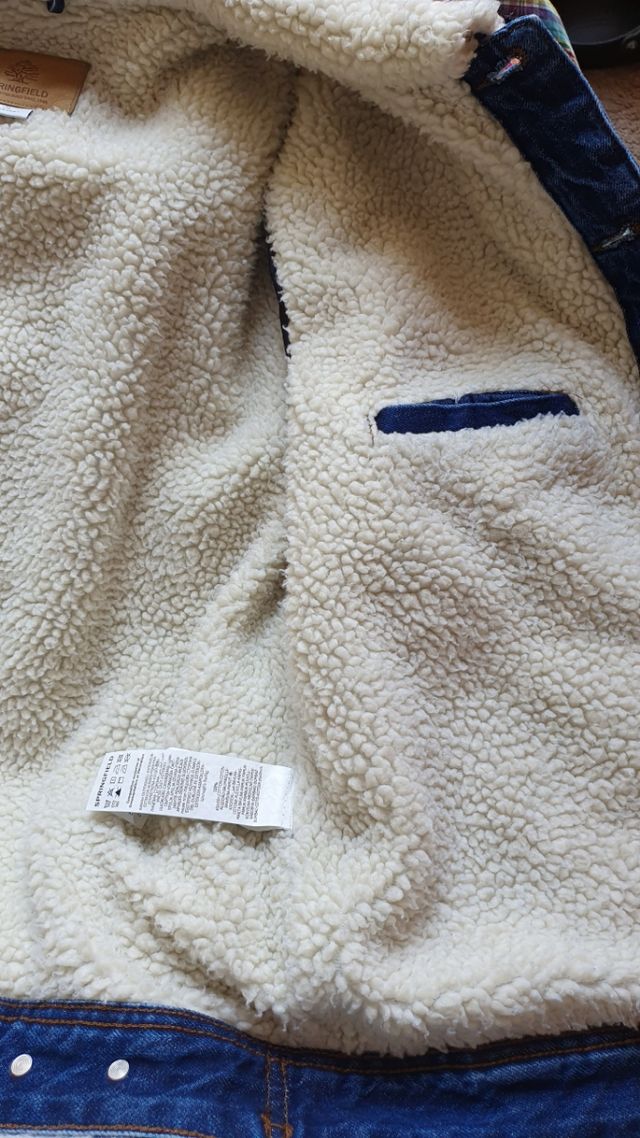 Cazadora vaquera con borreguillo Springfield