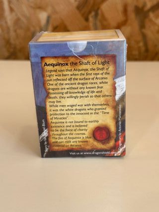 White Classic Dragon Shield 100 Fundas Standard