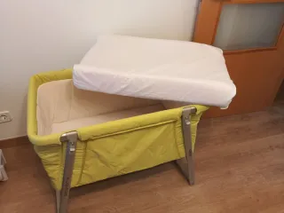 BABY HOME CUNA BEBÉ CON COLCHON Y FUNDA.