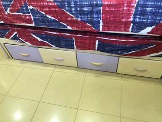 Cama doble y escritorio infantil/juvenil