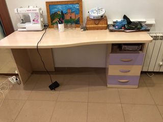 Cama doble y escritorio infantil/juvenil