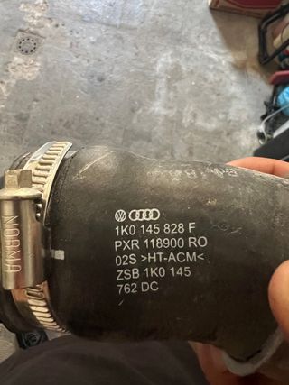 tuberia del turbo vw