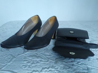 Juego de zapatos y bolso de fiesta
