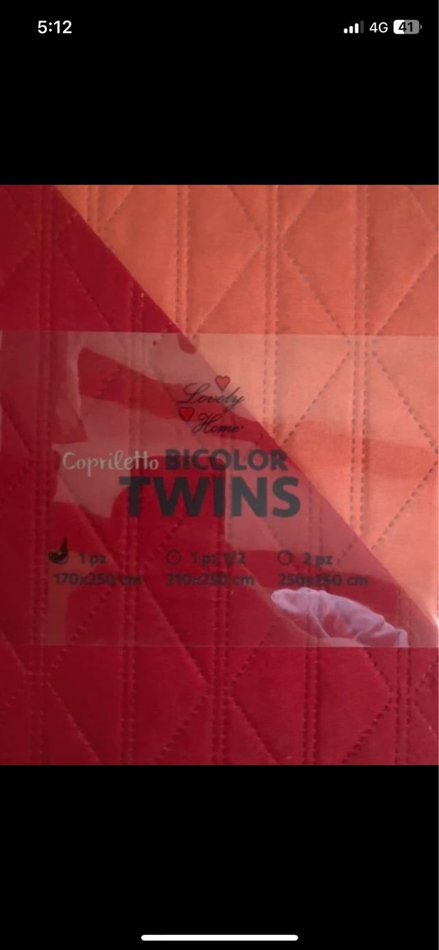 copriletto per letto singolo Lovely Casa