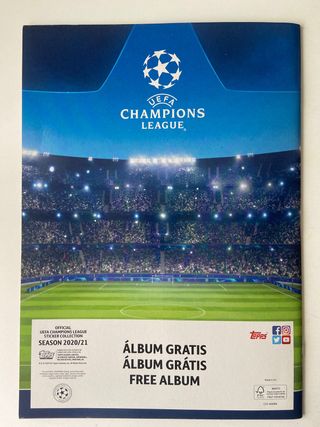 Album cromos Uefa Champions League 2020/2021