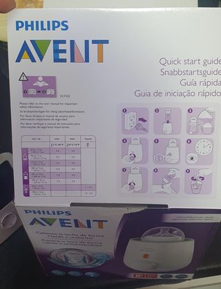 Calienta biberones 2x1 philips Avent